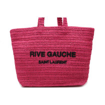Saint Laurent Shopping Rafia Fucsia