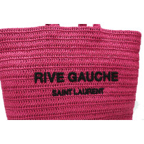 Saint Laurent Shopping Rafia Fucsia