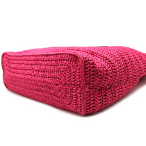 Saint Laurent Shopping Rafia Fucsia