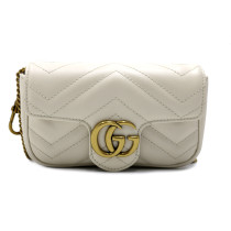 Gucci Marmont Mini Pelle Bianca