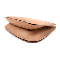 Valentino Cremefarbene Leder-Umhängetasche