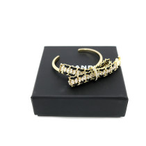 Chanel Bracciale Pelle, Metallo e Swarovski