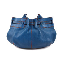 Tod's Shopping Pelle Blu
