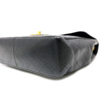 Chanel Jumbo Big Logo Pelle Nera