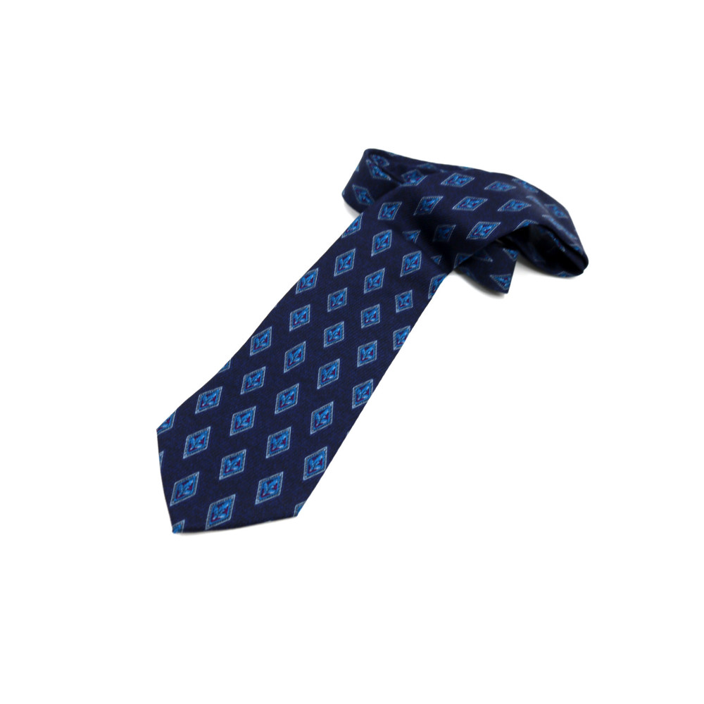 Givenchy Cravatta Seta Blu e Azzurra