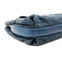 Chanel Shopping Denim e Pelle Blu