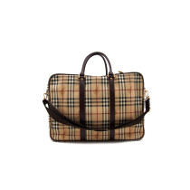Burberry Borsone da Viaggio Check Beige