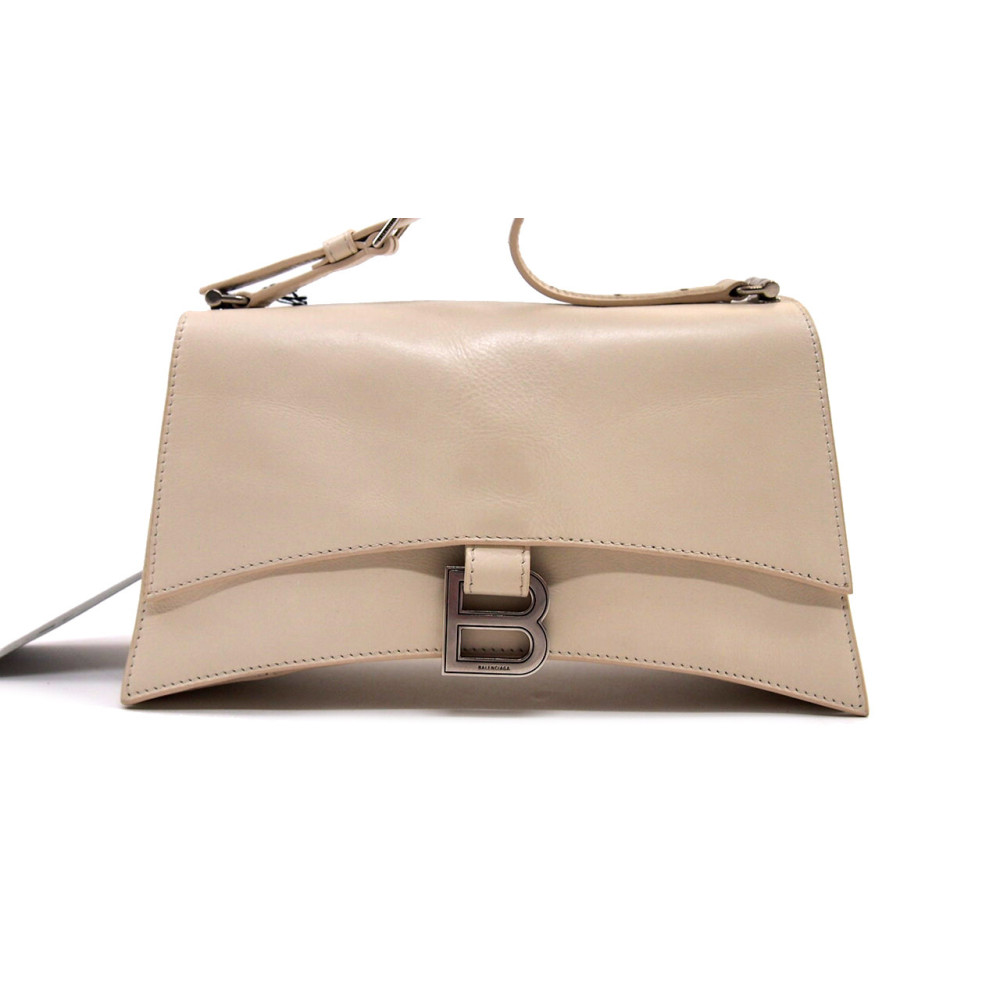 Balenciaga Crush Sling Pelle Bianca