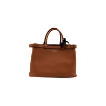 Prada Shopping Buckle Medium Pelle Biscotto