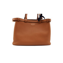 Prada Shopping Buckle Medium Pelle Biscotto