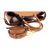 Prada Shopping Buckle Medium Pelle Biscotto