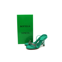 Bottega Veneta Sandali Pelle Nappa Turchese