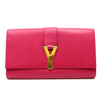 Saint Laurent Pochette Pelle Rosa