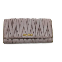 Miu Miu Portafoglio Pelle Glicine