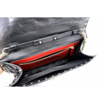 Valentino Spike Pelle Nera