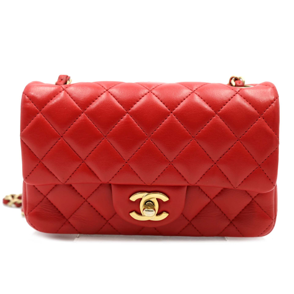 Chanel Classica Pelle Rossa