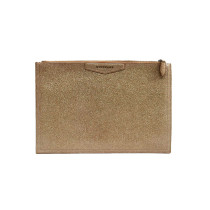 Givenchy Pochette Pelle Glitter Oro