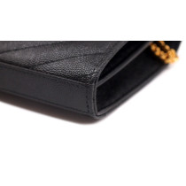 Saint Laurent Cassandre Pochette Pelle Nera