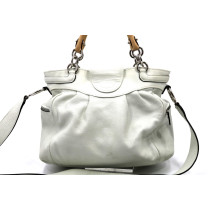Ferragamo Shopping Pelle Bianco