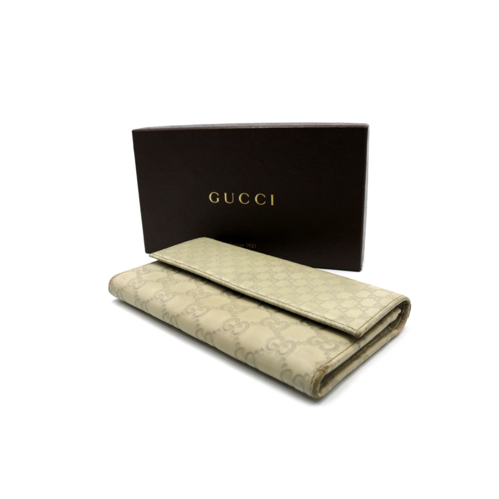 Gucci Portafoglio Pelle Guccissima Ghiaccio