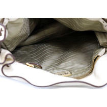 Prada Shopping Pelle Panna