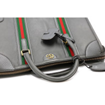 Gucci Ophidia Top Handle Pelle Grigia
