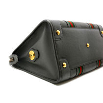 Gucci Ophidia Top Handle Pelle Grigia