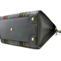 Gucci Ophidia Top Handle Pelle Grigia