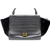 Celine Trapeze Pelle Nera