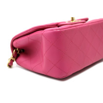 Chanel Mini Square Pelle Rosa