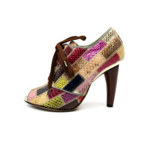 Dolce & Gabbana Tronchetti Spuntati Pelle Multicolor