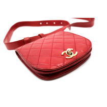 Chanel Sac Banane Matelassé Cuir Rouge