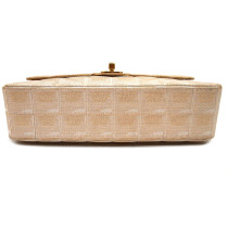 Chanel Media Tessuto Oro