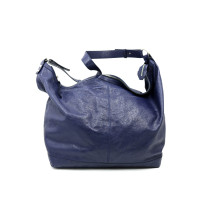 Balenciaga Courrier XXL Pelle Blu