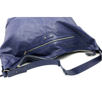 Balenciaga Courrier XXL Pelle Blu