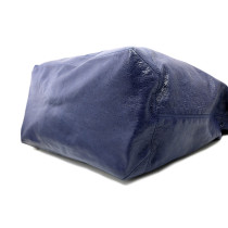 Balenciaga Courrier XXL Pelle Blu