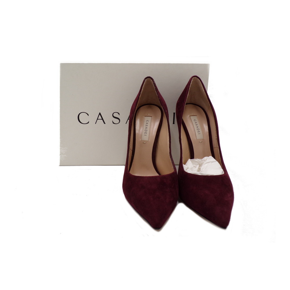 Casadei Pump Camoscio Vinaccia