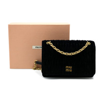 Miu Miu Tracollina Velluto Nera