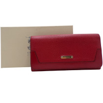 Burberry Portafoglio Pelle Rossa