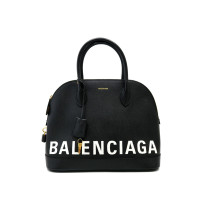 Balenciaga Ville Top Handle Schwarzes Leder