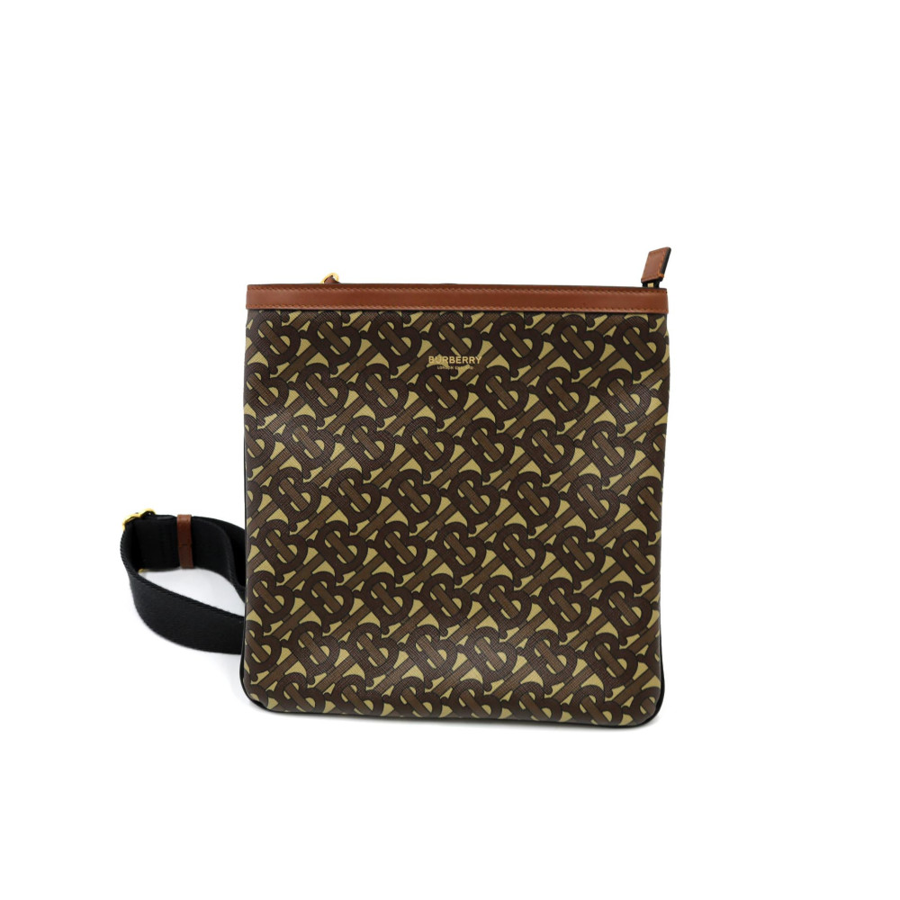 Burberry Tracolla Monogramma Pelle Marrone