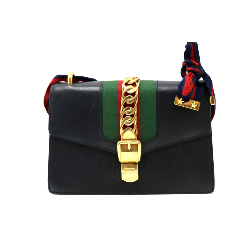 Gucci Silvye Cuir Noir