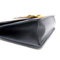 Gucci Silvye Schwarzes Leder