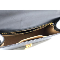 Gucci Silvye Schwarzes Leder