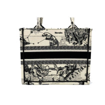 Dior Book Tote Hercules Tela Nera e Bianca