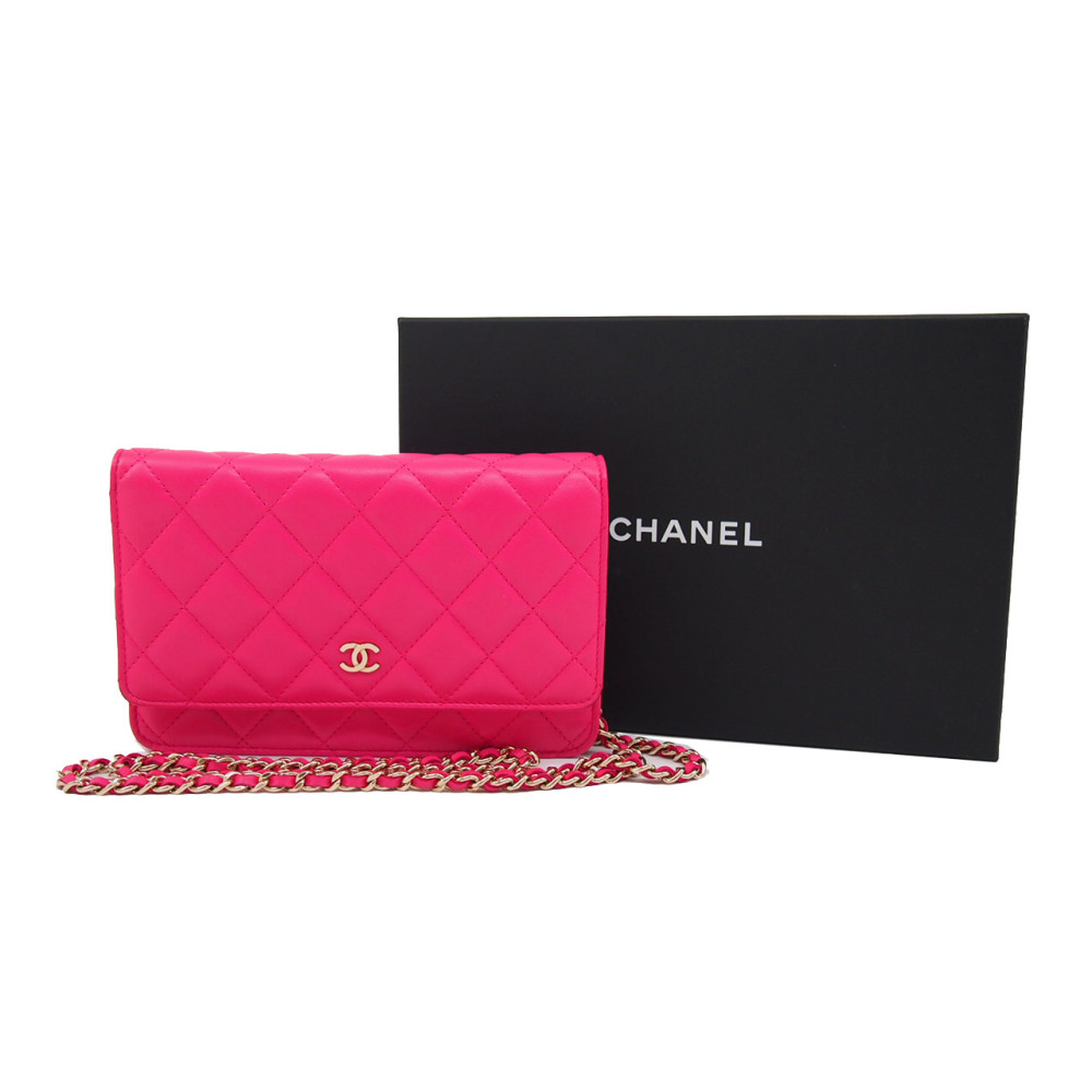 Chanel Woc Timeless Chain Pelle Fucsia