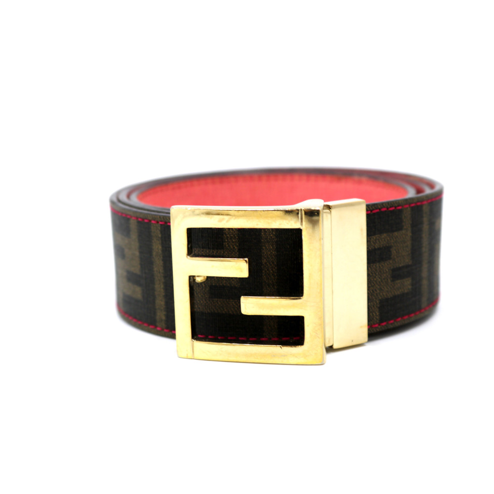 Fendi Cintura Zucca Marrone