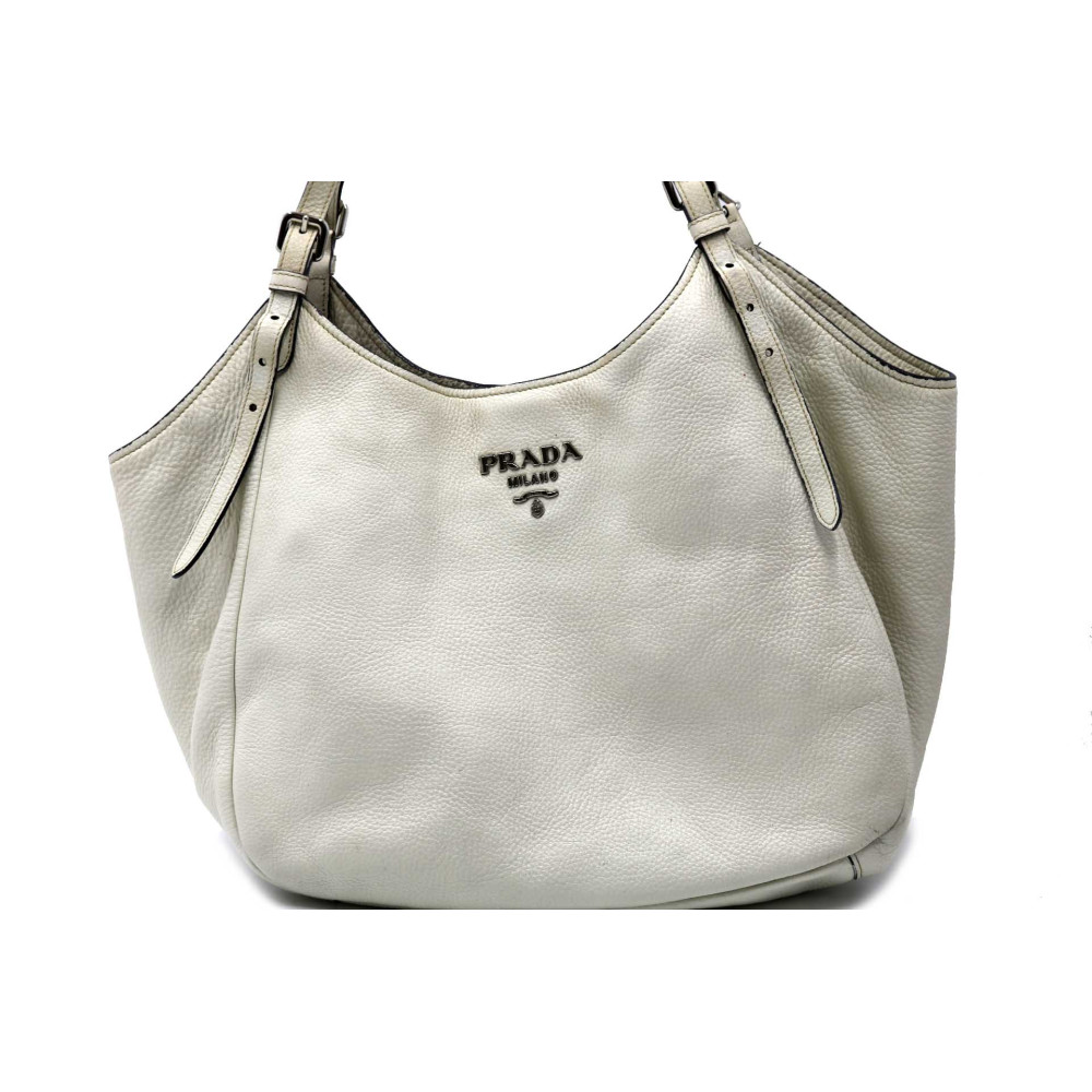 Prada Tote Bag Pelle Bianca