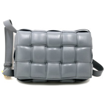 Bottega Veneta Cassette Padded Pelle Grigia
