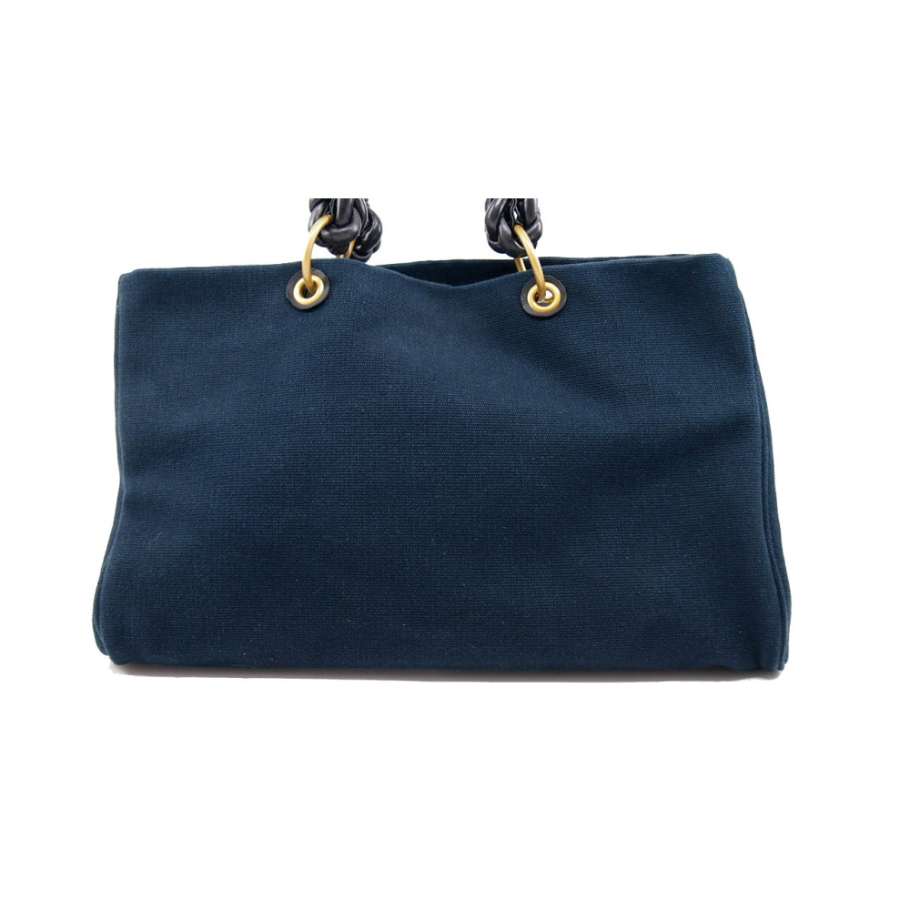 Bottega Veneta Shopping Tela Blu